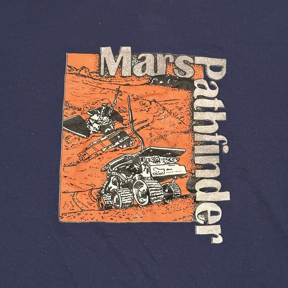 Delta 2 Mars Pathfinder Launch Team NASA Vintage T-Shirt 3XL - AUTHENTIC - RARE - Picture 10 of 10